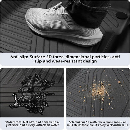 TPE Floor Mats and Cargo Liner, All Weather Floor Liners Trunk Mat LHD & RHD For BYD Seal U / Sealion 6