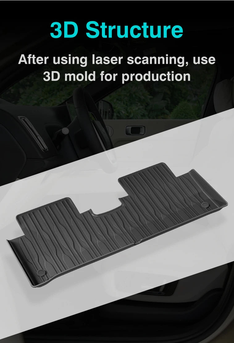 for BYD Seal EV / DMI 3D TPE Car Floor Mats Trunk Pad All-Weather Auto Accessories (Left Hand Driver)