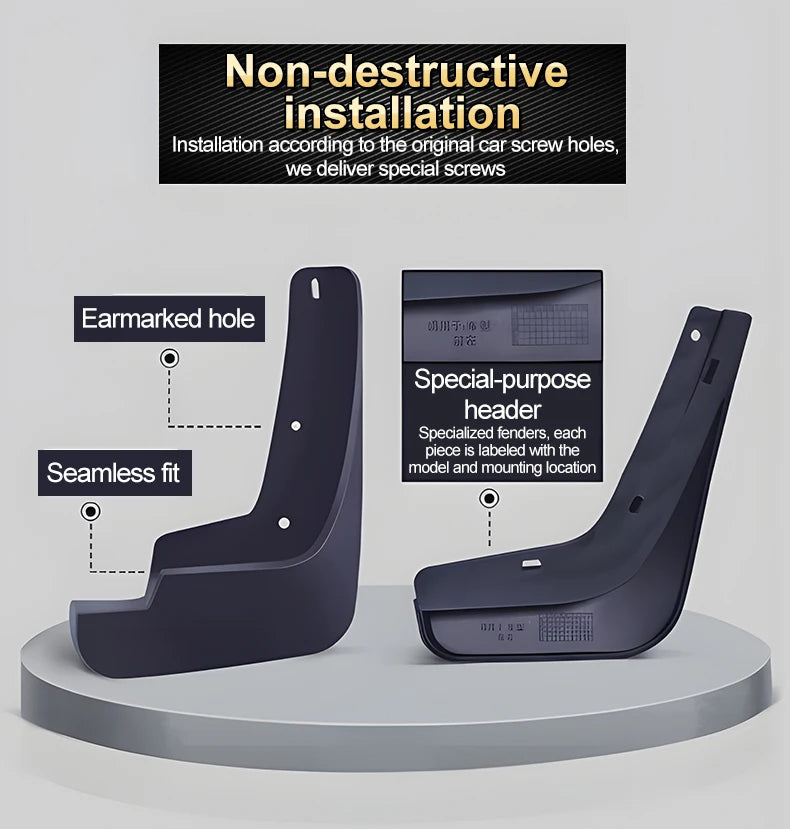 4PCS Car Mudguards For Jaecoo E5 J5 5 EV 2025 2026 2027 Mudflaps Anti-splash Mud Flap Mud Guard Fenders Tools Auto Accessories