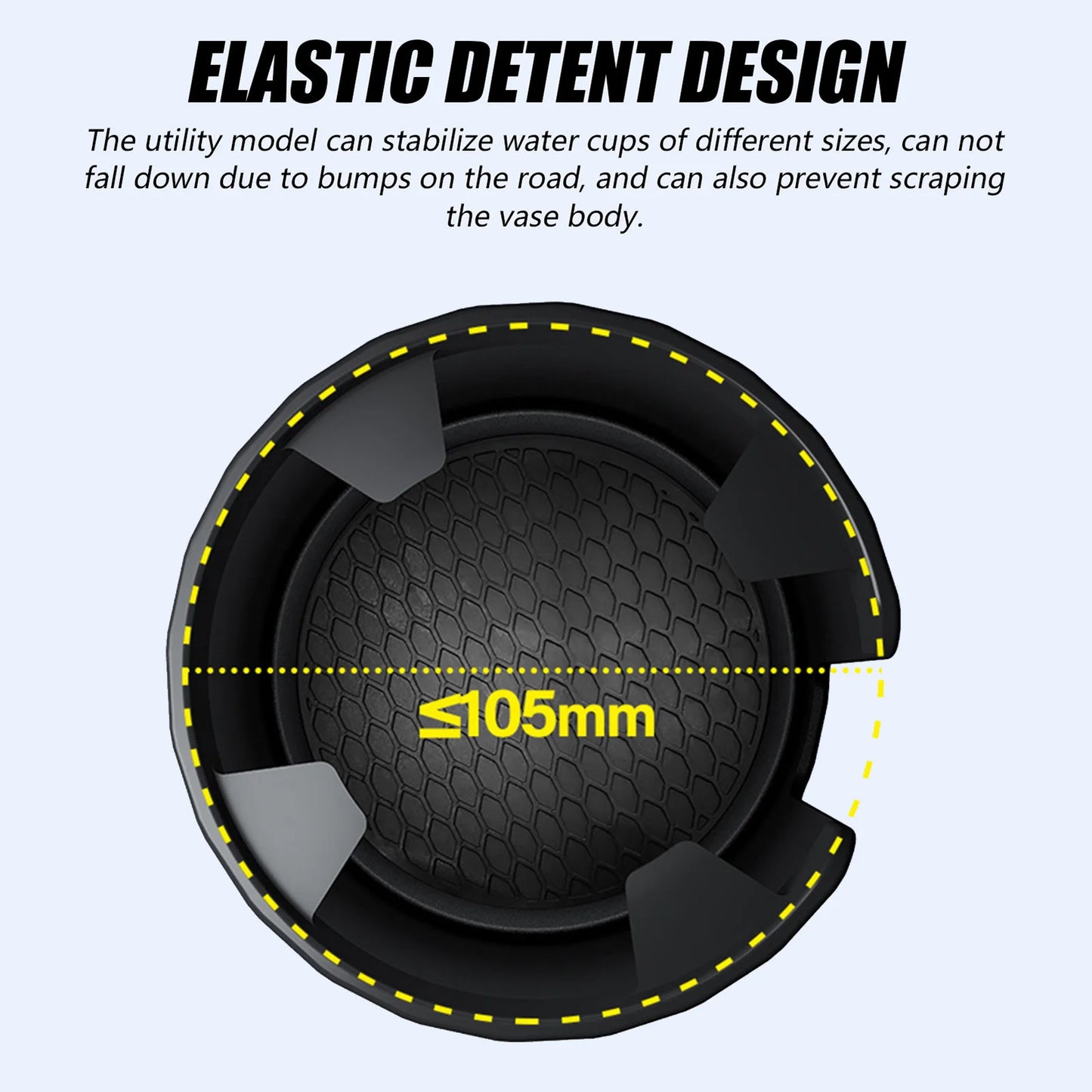 Large Car Cup Holder Expander With Adjustable Base Cup Holder Adapter Multipurpose Car Bottle Cups Organizer Storage Accessories - NeoBYD