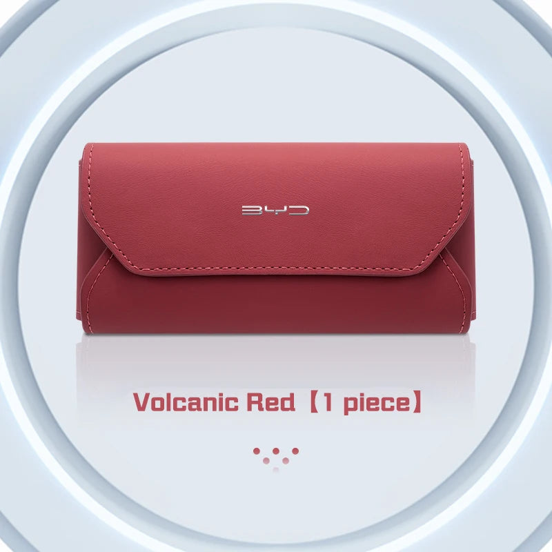 Leather Glasses / Sunglasses Case Clip Storage Box For BYD - NeoBYD