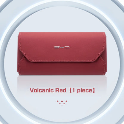 Leather Glasses / Sunglasses Case Clip Storage Box For BYD - NeoBYD