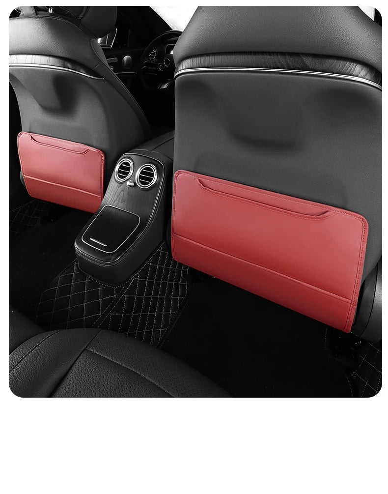 Car Seat Back Anti-Kick Leather Protective Pad For BYD - NeoBYD