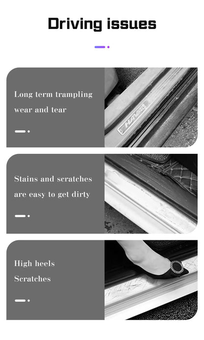 Car Door Threshold Protective Carbon Fibre Sticker For BYD - NeoBYD