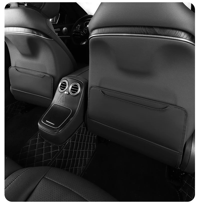 Car Seat Back Anti Kick Pad Leather Protective For BYD Seal U / Atto 3 / Seal / Dolphin