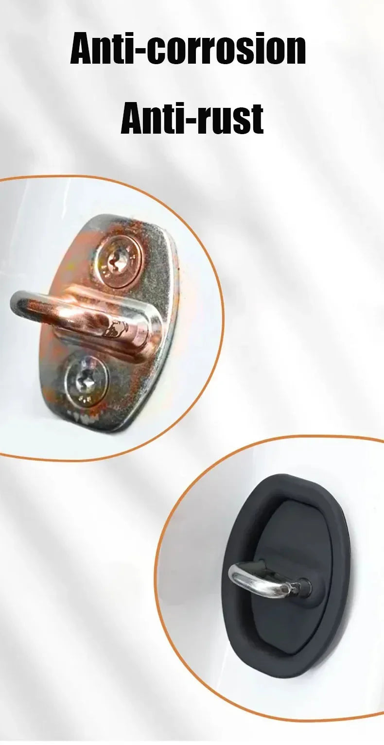 Silicone Car Door Lock Buckle Anti-collision Protective Cover For BYD - NeoBYD