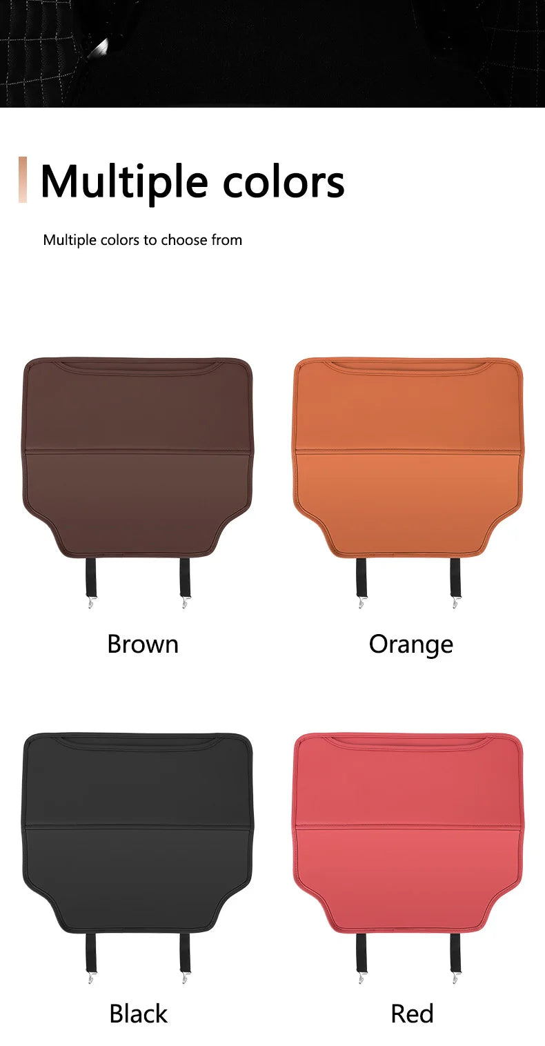 Car Seat Back Anti Kick Pad Leather Protective For BYD Seal U / Atto 3 / Seal / Dolphin