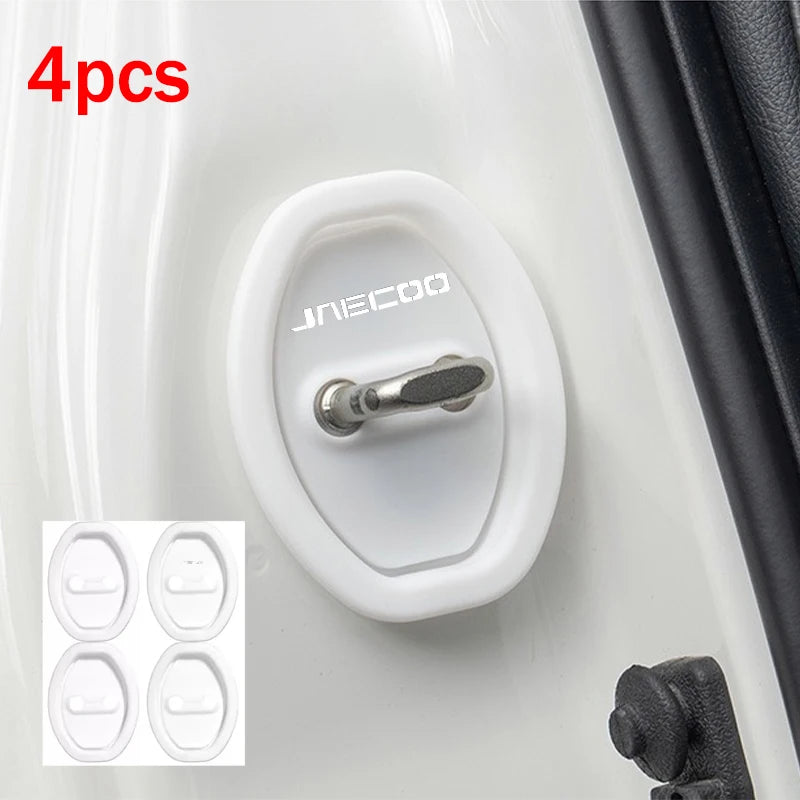 4 pcs Extendable Silicone Car Door Lock Covers Waterproof Rust-proof Protection For Chery Jaecoo J7 J8 2023 2024 2025 Auto