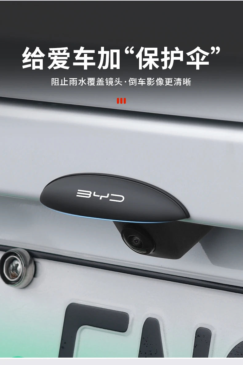 Rear Camera Rain Cover Sunproof Premium ABS Adhesion For BYD - NeoBYD