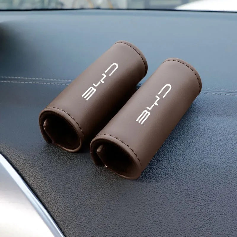 1Pcs PU Leather Roof Handle Anti-scratch Protector Case For BYD Atto 3 Yuan Plus F3 E6 F0 G3 I3 Ea1 Song Max Tang Dmi 2din G6