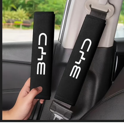 Safety Belt Shoulder Pads Made from Soft And Comfortable Plush Fabric For BYD - NeoBYD