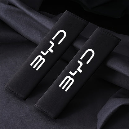 Safety Belt Shoulder Pads Made from Soft And Comfortable Plush Fabric For BYD - NeoBYD